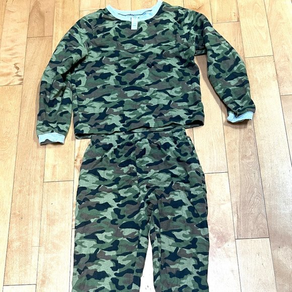 Cotton flannel camo 2 piece pajamas - Picture 1 of 4
